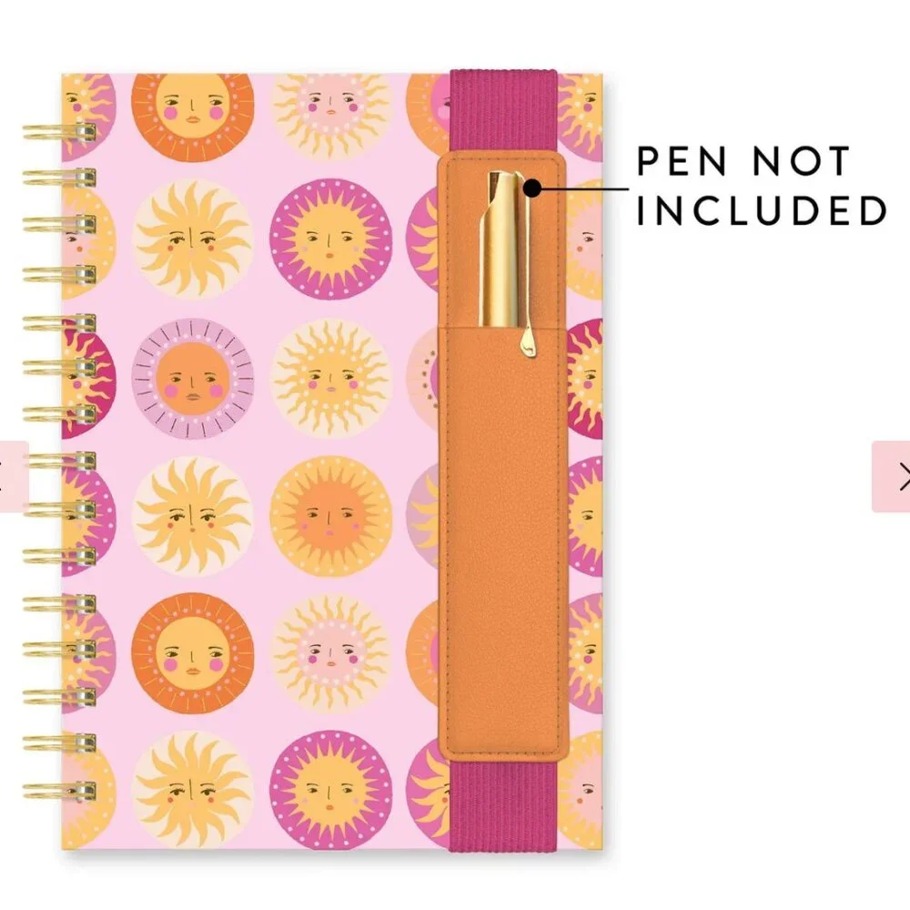 Studio Oh On the Sunny Side Oliver Notebook with Pen Pocket